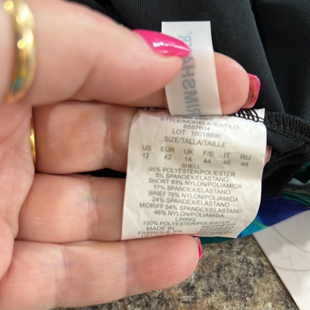 Trimshaper swimsuit size 12 - Picture 7 of 15